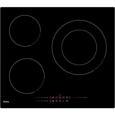 AMICA TABLE INDUCTION  60 CM 3 ZONES - PUISSANCE 7,2 KW - 3 BOOSTERS 