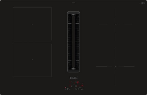 SIEMENS| TABLE ASPIRANTE, 80 CM, IQ300, NOIR, COMBIINDUCTION, 4 FOYE