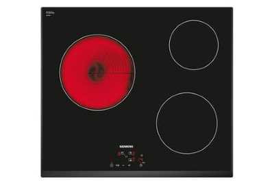 SIEMENS IQ100.VITRO 3HIGH.60CM.3TIM.SENSITIVE S/CADRE NOIRE