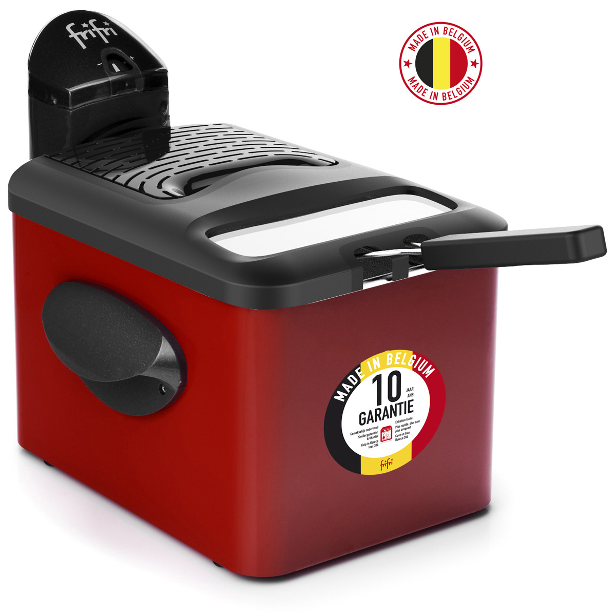 FRIFRI FRITEUSE DUO FIL ROUGE 3.5L 1KG CUV.ACIER( 1)