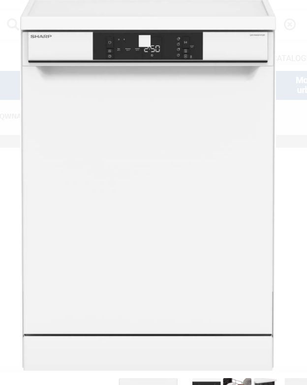 SHARP LV POS 13CVTS 47DB EXPRESS CUVE INOX BLANC