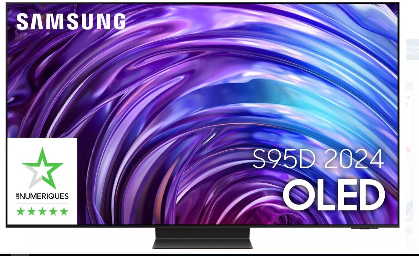 SAMSUNG OLED 165CM 4K WIFI HDR10+TCDE SOLAIRE  DOLBY ATMOS G 24