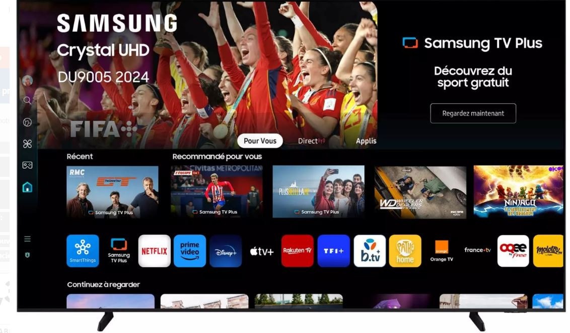 SAMSUNG LED 249CM 4K HDR WI FI